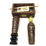 Lot, assorted calls: includes Mallard Tone crow