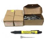Lot, 3 boxes of German Swiss Army nails