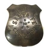 Santa Fe Railroad Conductor badge