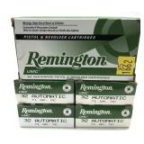 x5- Boxes of .32 Auto 71-grain MC Remington