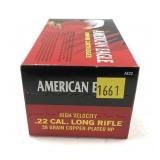 Brick of 500 .22 LR hollow point American Eagle