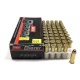 CCI Blazer .38 Spl. cartridges, 50 Rds.