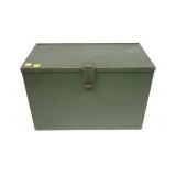 Metal ammo locker with 3 compartments,