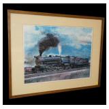 Gil Reid 72 Pennsylvania Railroad framed and