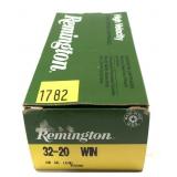 Box of .32-20 WIN 100-grain lead Remngton