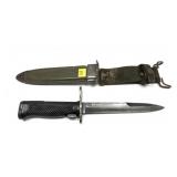 USM 6 Imperial knife/bayonet with US M8A1 scabbard