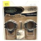Weaver 1" med. grand slam scope rings, 49203