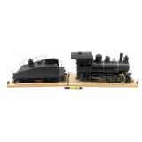Lot, pair of custom made steam engine and
