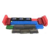 Lot, assorted empty plastic cartridge cases