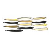 Lot, 12 assorted vintage straight razors