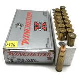 Winchester .356 WIN. cartridges, 15 mixed Rds.
