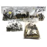 Lot: assorted brass includes: .357, 44 mag, .45