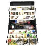 Fenwich HI-Tech 3.6 tackle box with lures and