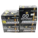 x4 Boxes of 12 Ga. 2.75" 00 buckshot Fiocchi