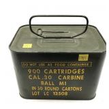 Spam can of 900 rounds .30 Carbine Ball M1