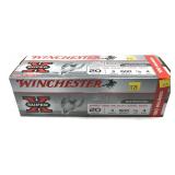 Box of 100 rounds 20 Ga. 3" No. 4 steel Winchester