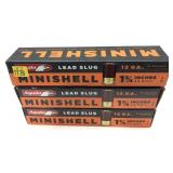 x3- Boxes of 12 Ga. 1.75" slugs Aquila mini shells