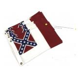 Lot, 13 Confederate flags, 11 1/2" x 19"