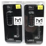 Lot, 2 NcStar M-Lok short accessory rail, VMML3