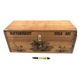 Mattamusket wooden field box: