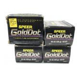 x4- Boxes of .50 AE 325-grain GDHP Speer Gold Dot