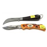 Lot, Kutmaster 1-blade folding knife and Sabre