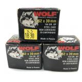 x3- Boxes of 7.62 x 39mm 154-grain Wolf SP