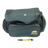 Plano Tackle Systems fishing bag with 3 plastic