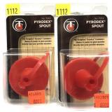 Lot, 2 Thompson Center Pyrodex spouts