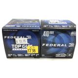 x2- Boxes of .410 Ga. 2.5" No. 8 shot Federal