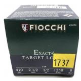 Box of .410 Ga. 2.5"No. 8 shot Fiocchi target