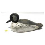 Early wooden carved decoy marked W.J.C.