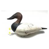 Early Chesapeake canvasback drake wooden carved