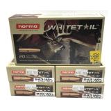 x5- Boxes of .243 WIN 100-grain Norma Whitetail