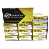 x11- Boxes of .243 WIN 90-grain TGK Black Hills