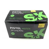 Brick of 500 rounds .22 LR SK Pistol Match