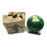 Vintage Johnson Model 80 reel with as is box