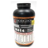 1 lb. Bottle of Hodgdon H414 rifle powder, 1 lb.