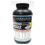 1 lb. Bottle of Hodgdon H322 rifle powder, 1 lb.