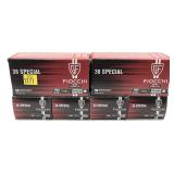 x6- Boxes of .38 SPL 158-grain FMJ Fiocchi