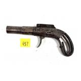B & S New York D.A. Bar Hammer Pistol, 2"