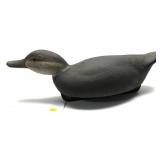 Bill Moore wooden carved decoy marked W.M.