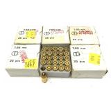 x5- Boxes of 7.65mm FMJ pistol cartridges,