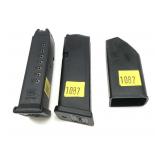 Lot, 2 Glock 9mm 10 Rd. magazines