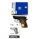 Beretta Model 21A-.22 LR. Semi-Auto D.A. Pistol,