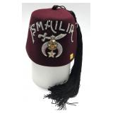 Shriners Fraternity fez with black tassel