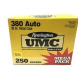 Mega-Pack of 250 rounds .380 Auto 95-grain