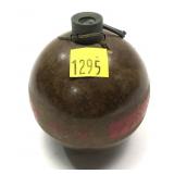 Round dummy grenade marked riot CS-1 M25A2