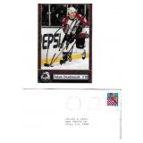 Adam Deadmarsh autograph on photo postcard