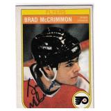 Brad McCrimmon autograph on 1982 O-Pee-Chee card